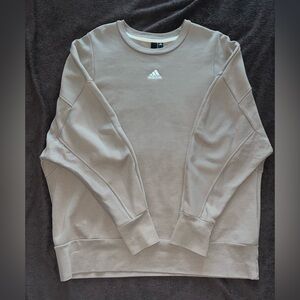 Adidas Tan Fleece crew neck